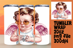 Customizable 20oz Tumbler File , Cupid Product Image 1