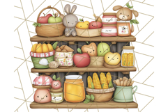Tiny Farm Life Animals and Farm Clipart PNG, Barnyard PNG Product Image 4