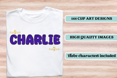 Animal Skin Alphabet png clipart, Texture letters doodle Product Image 6