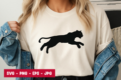 Jumping Cat SVG Product Image 1