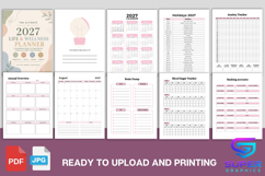 All-In-One Ultimate Life &amp; Wellness Planner Canva Bundle KDP Product Image 2