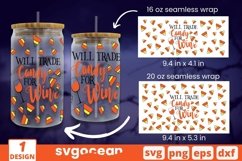 Halloween Can Glass Wrap | 16 oz &amp; 20 oz Libbey Glass Product Image 12