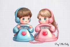 Coquette Valentine Sublimation Clipart PNG Product Image 1