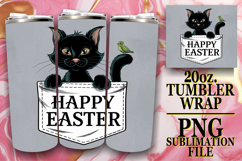 Vibrant Skies 20oz tumbler wrap, Easter Animals Product Image 1