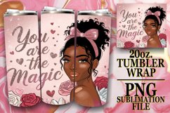 PRESENT OF HAPPINESS 20oz TUMBLER WRAP, Love Girl Product Image 1