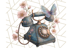 Vintage Butterfly PNG Clipart, Fairytale Cottagecore Images Product Image 4
