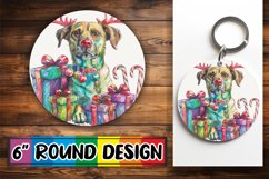 Christmas Round Design Sublimation for PNG Product Image 1