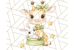 Safari Baby Animal Clipart PNG, Jungle Outfits Baby Animals Product Image 4