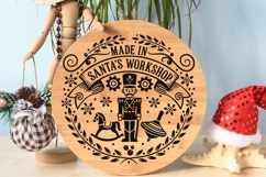 Made In Santa’s Workshop Svg, North Pole Svg, Holiday Svg. Product Image 9