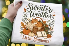 Sweater Weather Little Moments PNG Sublimation Design - Cozy Product Image 4