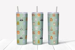 Tropical Animals 20 Oz Skinny Tumbler PNG Product Image 1