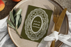 Vintage Lace Frames | Wedding Frames PNG Product Image 3