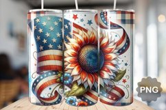 4th Of July Sunflowers Tumbler Bundle - 4th of July Tumbler Product Image 12