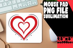 Elegant Heart Sublimation Pad Product Image 1