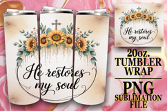 RADIANT ADVENTURES 20oz TUMBLER WRAP, Christian Product Image 1