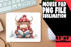 Winter Boho Sublimation Mouse Pads Cheer Product Image 1