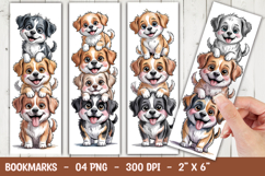 Cute Dog Bookmark Sublimation Product Image 1