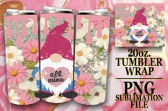 Sweet Sublimation 20oz tumbler wrap, Valentines Product Image 1
