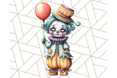 Spooky Carnival Characters Clipart PNG, Halloween Clipart Product Image 4