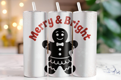 Merry &amp; Bright Svg | Christmas Svg | Svg Cut Files Product Image 1