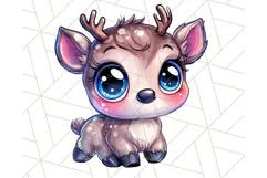 Arctic Animals Kawaii Clipart PNG, Cute Polar Creatures Art Product Image 4