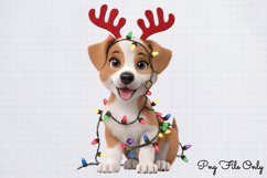 Christmas Dog Clipart Bundle PNG Product Image 16