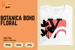 Botanica Boho Floral Monogram Product Image 1