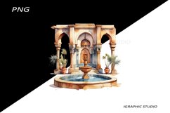 Watercolor Moroccan Clipart Product Image 1