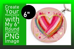 Lovely Round Design for Coasters , Heart Product Image 1