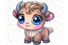 Farm Animals Kawaii Clipart PNG, Cute Barnyard Animal Product Image 4