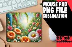 Blissful Mouse Pad Sublimation Magic, Flower Product Image 1