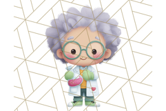 Kawaii Halloween Clipart Cute Kids and Candy Elements Png Product Image 4
