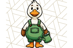 Goose Occupation Clipart PNG, Cute Job-Themed Graphics Product Image 4
