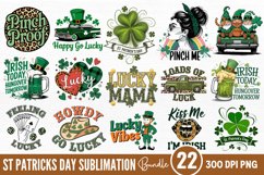 St Patricks Day Sublimation Bundle PNG Product Image 1
