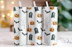 Halloween Pumpkin Tumbler Wrap | Sublimation | Tumblers Product Image 1