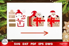 Santa Claus Card Holder Laser Cut | Money Holder Product Image 2