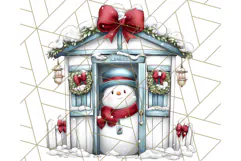 Christmas North Pole Village PNG Clipart, Cute Holiday Art Product Image 4