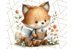 Forest Fairy Garden Creatures PNG, Whimsical Woodland Art Product Image 4