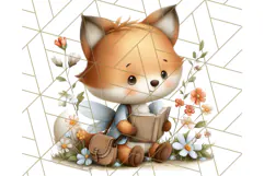 Forest Fairy Garden Creatures PNG, Whimsical Woodland Art Product Image 4