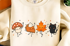 Fall Halloween Pumpkin Ghost Friends PNG, Halloween Ghost Product Image 8