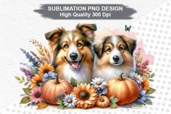 Halloween Dog - Halloween clipart Sublimation PNG Design Product Image 1
