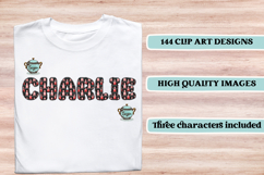 Sugar and Spice Digital Papers, kitchen doodle letters Product Image 7