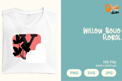 Willow Boho Floral Monogram Product Image 1