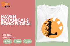 Haven Botanicals Boho Floral Monogram Product Image 1