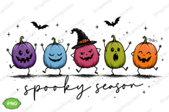 Trending Halloween PNG, Spooky Season PNG, Cute Pumpkin PNG Product Image 8