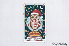 Funny Christmas Tarot Card Sublimation Clipart PNG Product Image 1