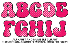 Watermelon Alphabet PNG Cute Summer Letters &amp; Numbers 300DPI Product Image 2