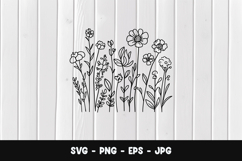 Botanical Bloom SVG PNG Product Image 1