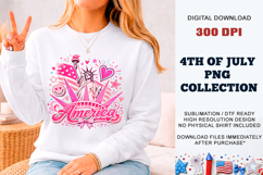 Pink America Liberty PNG | Girly Patriotic Sublimation Product Image 12