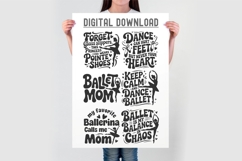 Ballet Quotes svg bundle cut file | Dance mom dad ballet svg Product Image 4